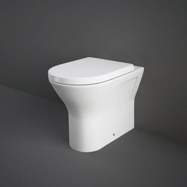 RAK Resort Comfort Height Back to Wall Toilet Pan - White - RST425BTWPAN