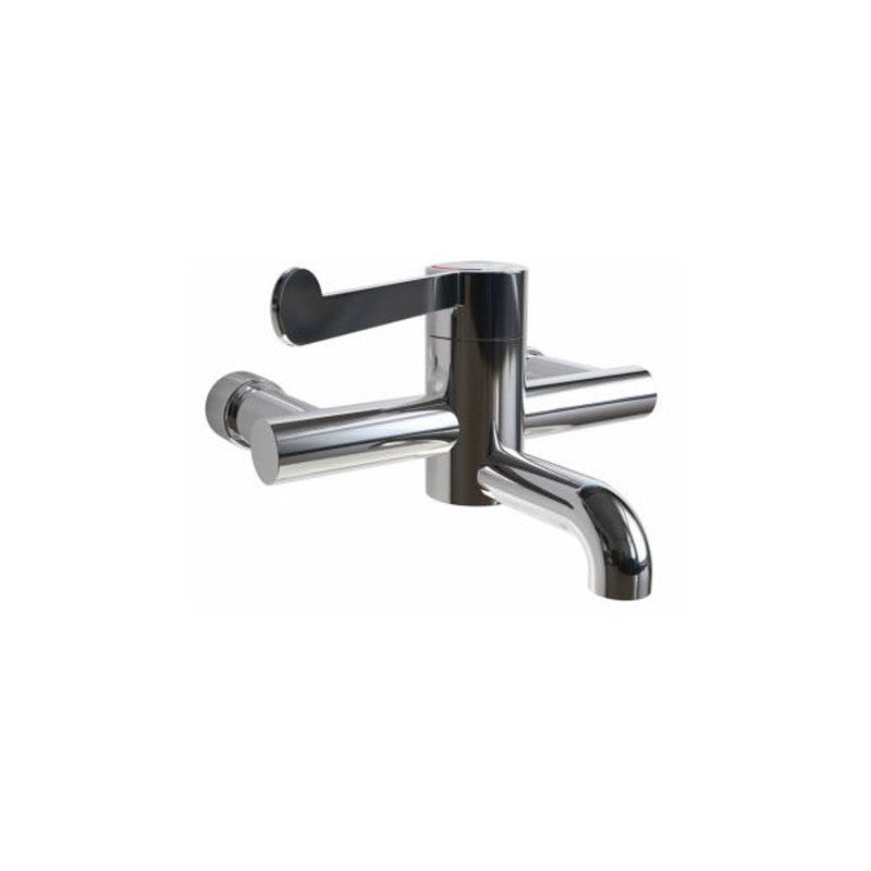 Rada Safetherm Panel Mounted Chrome Thermostatic Clinical Mixer Tap - 1.1704.001