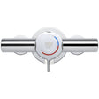 Rada V10 Chrome Thermostatic Shower Valve with Adjustable Elbows - 1.1651.179