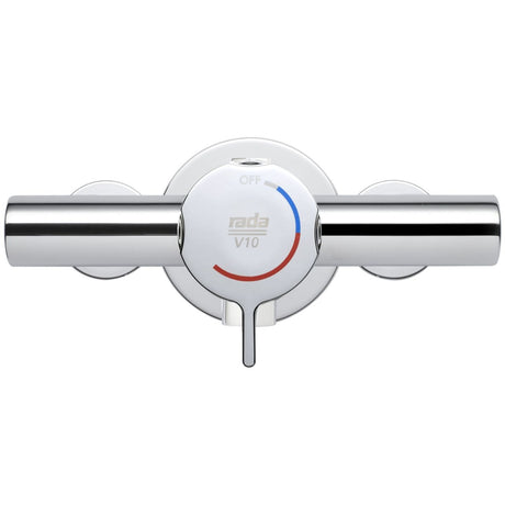 Rada V10 Chrome Thermostatic Shower Valve with Adjustable Elbows - 1.1651.179