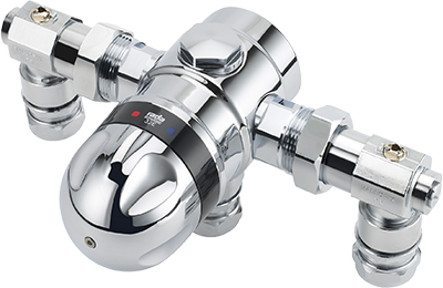 Rada 32E Surface Mounted Chrome Thermostatic Mixing Valve - 1.1812.001