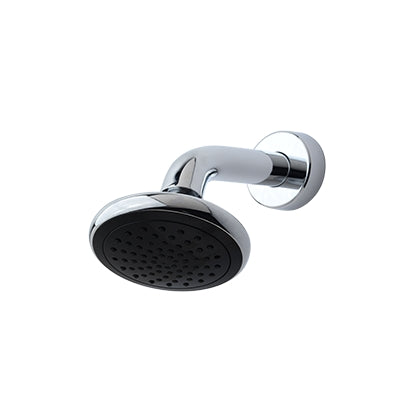 Rada SH1 UK Chrome/Black Fixed Shower Head - 72966-CP