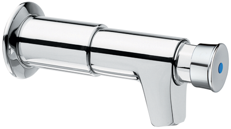 Rada T1 145 Timed Flow Chrome Bib Hot or Cold Extended Tap - 2.1762.058