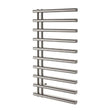 Radox Linx 1150mm H designer heated towel rail in black pearl anthracite with horizontal bars for modern bathrooms