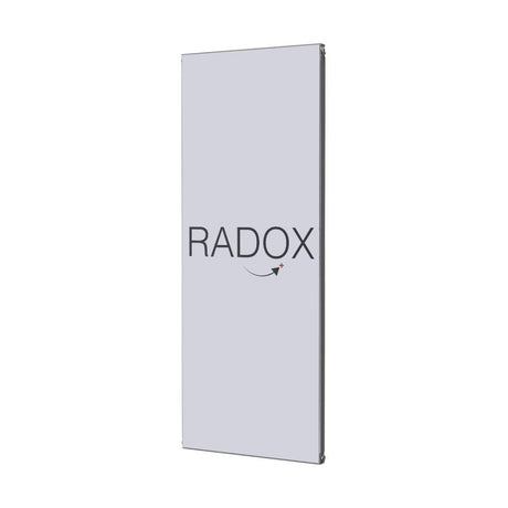 Radox Quartz 1500mm high vertical coloured glass designer radiator in sleek modern style
