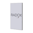 Radox Quartz Coloured Glass 800mm high by 560mm wide designer vertical radiator in sleek modern style