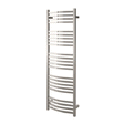 Radox Quebis 700mm H chrome curved designer heated towel rail modern bathroom accessory
