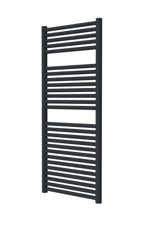 Radox Hercules 1200mm H Matt Black Designer Heated Towel Rail with modern, durable design