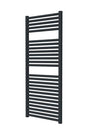 Radox Hercules 1200mm H Matt Black Designer Heated Towel Rail with modern, durable design