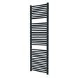 Radox Hercules 1500mm H cappuccino designer heated towel rail with contemporary horizontal bars