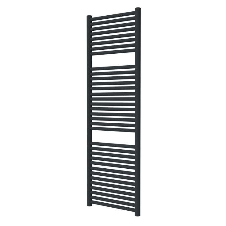 Radox Hercules 1500mm H cappuccino designer heated towel rail with contemporary horizontal bars