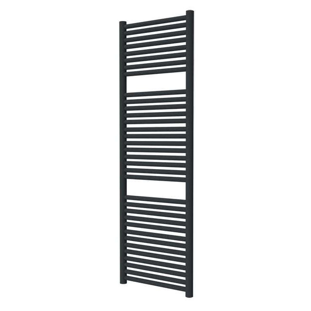 Radox Hercules 1500mm H cappuccino designer heated towel rail with contemporary horizontal bars