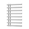 Radox Linx 750mm H heated towel rail in cappuccino with contemporary horizontal bars