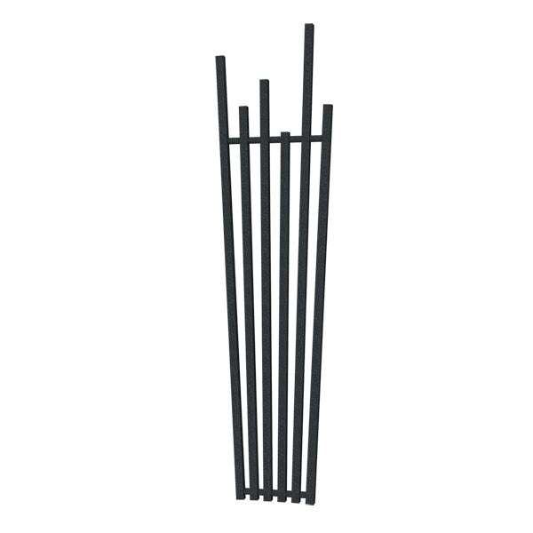 Radox Manhattan 1800mm H x 451mm W Black Pearl Anthracite Designer Heated Radiator - RXMH-1800451-AN