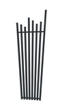 Radox Manhattan 1800mm H cappuccino designer radiator with vertical bars and modern design