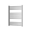 Radox Quebis 700mm H chrome heated towel rail with modern designer finish