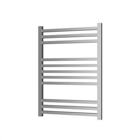Radox Quebis 700mm H chrome heated towel rail with modern designer finish