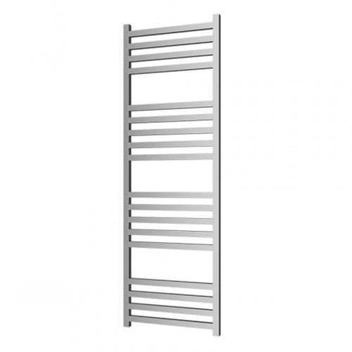 Radox Quebis 1100mm H chrome heated towel rail with contemporary vertical designer bars