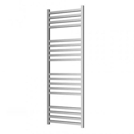 Radox Quebis 1100mm H chrome heated towel rail with contemporary vertical designer bars