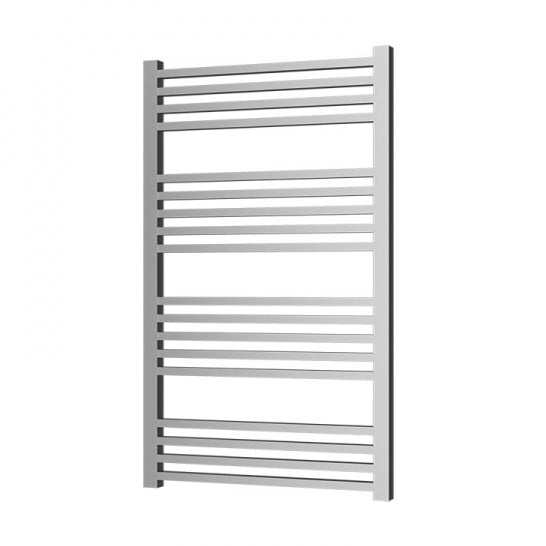 Radox Quebis 1100mm H chrome heated towel rail with contemporary designer style