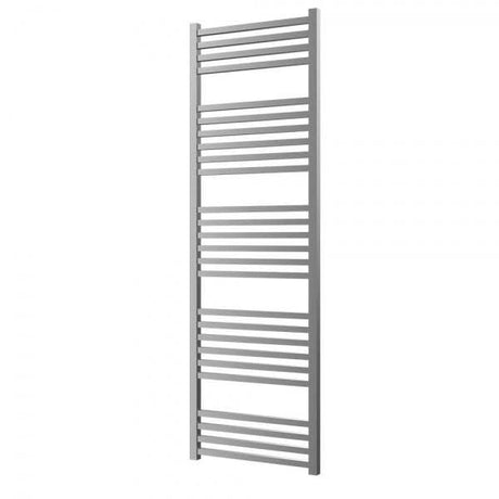 Radox Quebis 1550mm H chrome heated towel rail with modern designer horizontal bars
