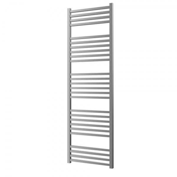 Radox Quebis 1550mm H chrome heated towel rail with modern designer horizontal bars