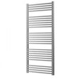 Radox Quebis 1550mm H chrome designer heated towel rail for modern bathrooms