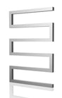 Radox Serpentine 730mm H stainless steel designer heated towel rail with modern serpentine design