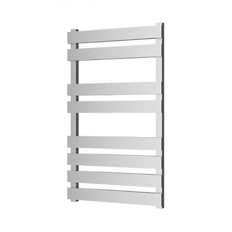 Radox Torro 900mm H chrome heated designer towel rail with modern horizontal bars