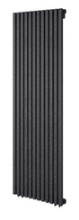 Radox Vertica D vertical designer radiator in white, 1500mm high and 535mm wide, modern bathroom heating solution