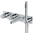 RAK Amalfi Concealed Dual Outlet Thermostatic Shower Valve with Handset and Bath Spout - Chrome - RAKAMA3306C