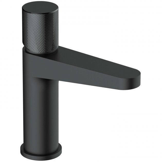 RAK Amalfi Modern Basin Mixer Tap Without Waste - Matt Black - RAKAMA3001B