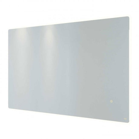 RAK Amethyst Illuminated Landscape LED Mirror with and Demister Pad and Switch 600mm High x 1000mm Wide - Mirrored - RAKAME5003