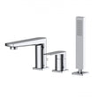 RAK Blade Deck Mounted 3-Hole Bath Shower Mixer Tap - Chrome - RAKBLD3012