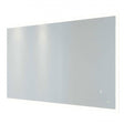 RAK Cupid Modern Illuminated Landscape LED Mirror with Demister Pad and Switch 600mm High x 1000mm Wide - Mirrored - RAKCUP5003