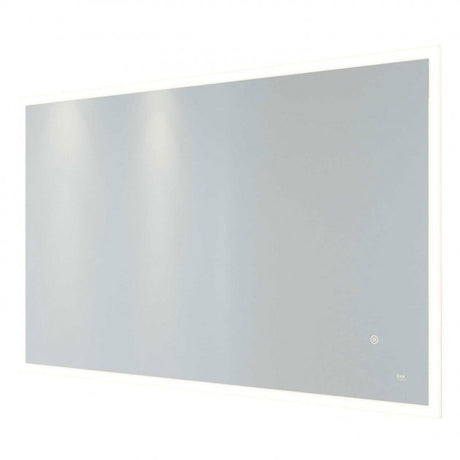 RAK Cupid Modern Illuminated Landscape LED Mirror with Demister Pad and Switch 600mm High x 1000mm Wide - Mirrored - RAKCUP5003