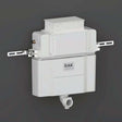 RAK Ecofix Modern Top/Front Access Concealed Toilet Cistern 820mm High x 404mm Wide - White - FS12RAK82TF
