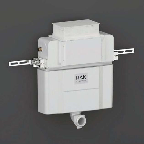 RAK Ecofix Modern Top/Front Access Concealed Toilet Cistern 820mm High x 404mm Wide - White - FS12RAK82TF