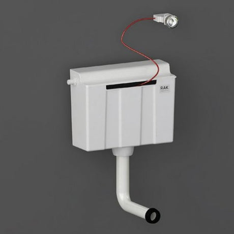 RAK Ecofix Side Inlet  Dual Flush Push Button Furniture Cistern Complete - White - FS12SRAKS1
