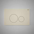 RAK Ecofix modern matt greige push button round dual flush plate for bathroom