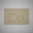 RAK Ecofix Round Dual Push Button Flush Plates - Matt Cappuccino - FSRAKPPL003514