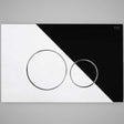 RAK Ecofix Modern Polished Round Dual Flush Plates - Chrome  - FSRAKPPL004