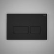 RAK Ecofix Modern Rectangular Dual Flush Plates - Matt Black - FSRAKPPL006504