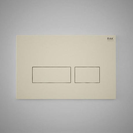 RAK Ecofix Modern Rectangular Dual Flush Plates - Matt Greige - FSRAKPPL006505