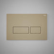 RAK Ecofix Rectangular Push Button Dual Flush Plates - Matt Cappuccino - FSRAKPPL006514