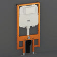 RAK Ecofix Concealed Cistern Concealed Toilet Support Frame 1140mm High - Blue/White - FS04RAK8C