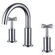 RAK Ella Modern Deck Mounted  3-Hole Bath Filler Tap - Chrome - RAKELL3011