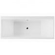 RAK Evolution Acrylic Double Ended Rectangular Bath 1750mm High x 750mm Wide - White - NEVOBATH