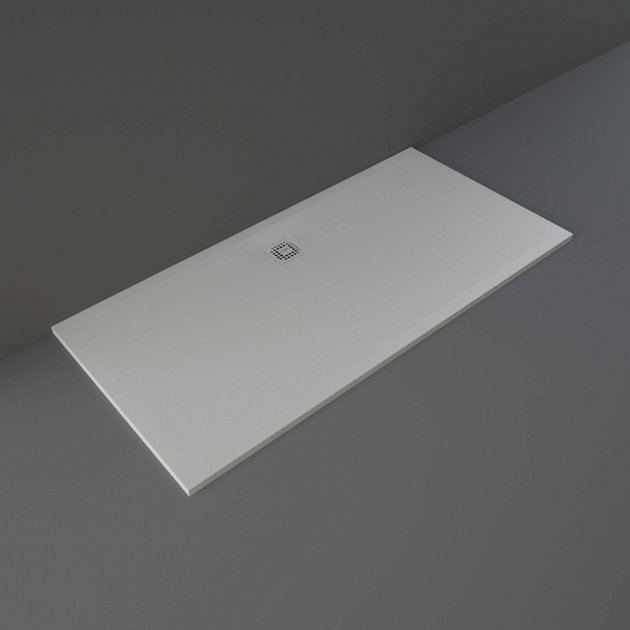 RAK Feeling Modern Bathtub Replacement Rectangular Shower Tray 1700mm x 900mm - Solid Grey - RFBR090170S503