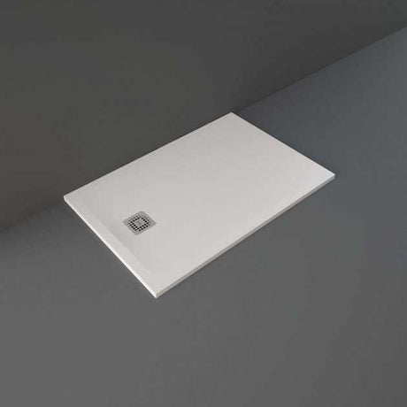 RAK Feeling Modern Rectangular Shower Tray 1200mm x 800mm - Solid White - RFST080120S500